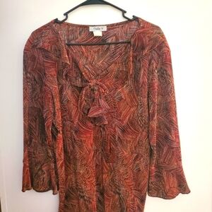 Only 9 Brand Women's Red Blouse